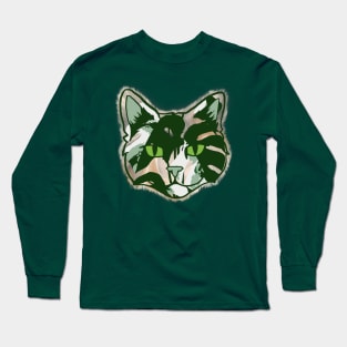 Camo Kitty Long Sleeve T-Shirt